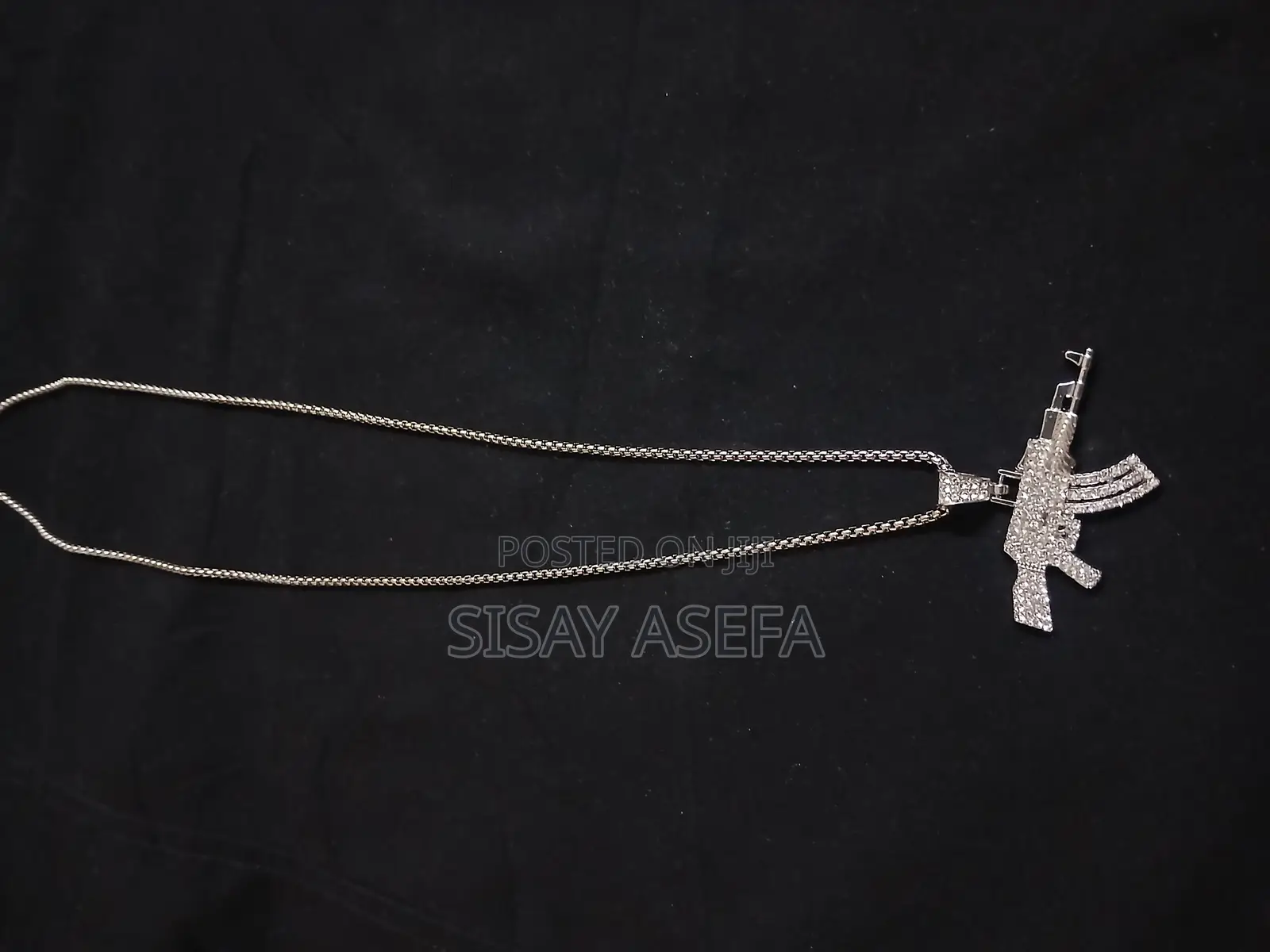 Iced Ak 47 Necklace