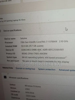 Laptop HP Victus 15 32GB Intel Core i7 SSD 1T
