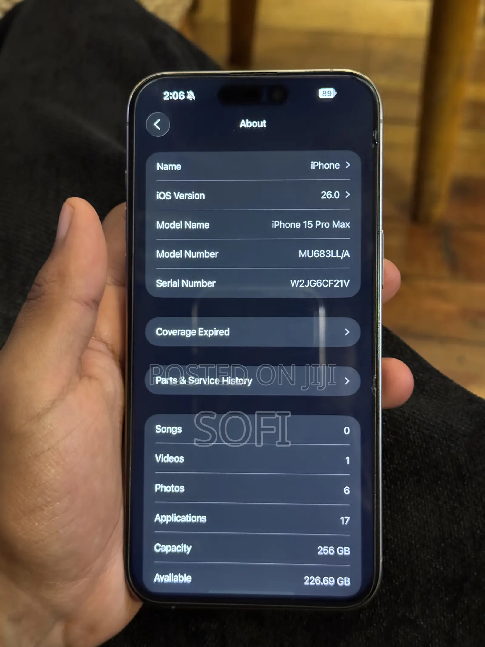 Apple iPhone 15 Pro Max 256 GB Silver