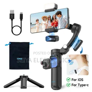 Tokqi M03 3-Axis Gimbal Stabilizer for Smartphones.