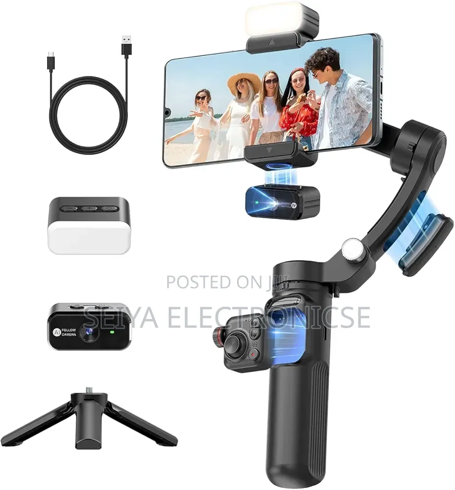 Tokqi M03 3-Axis Gimbal Stabilizer for Smartphones.