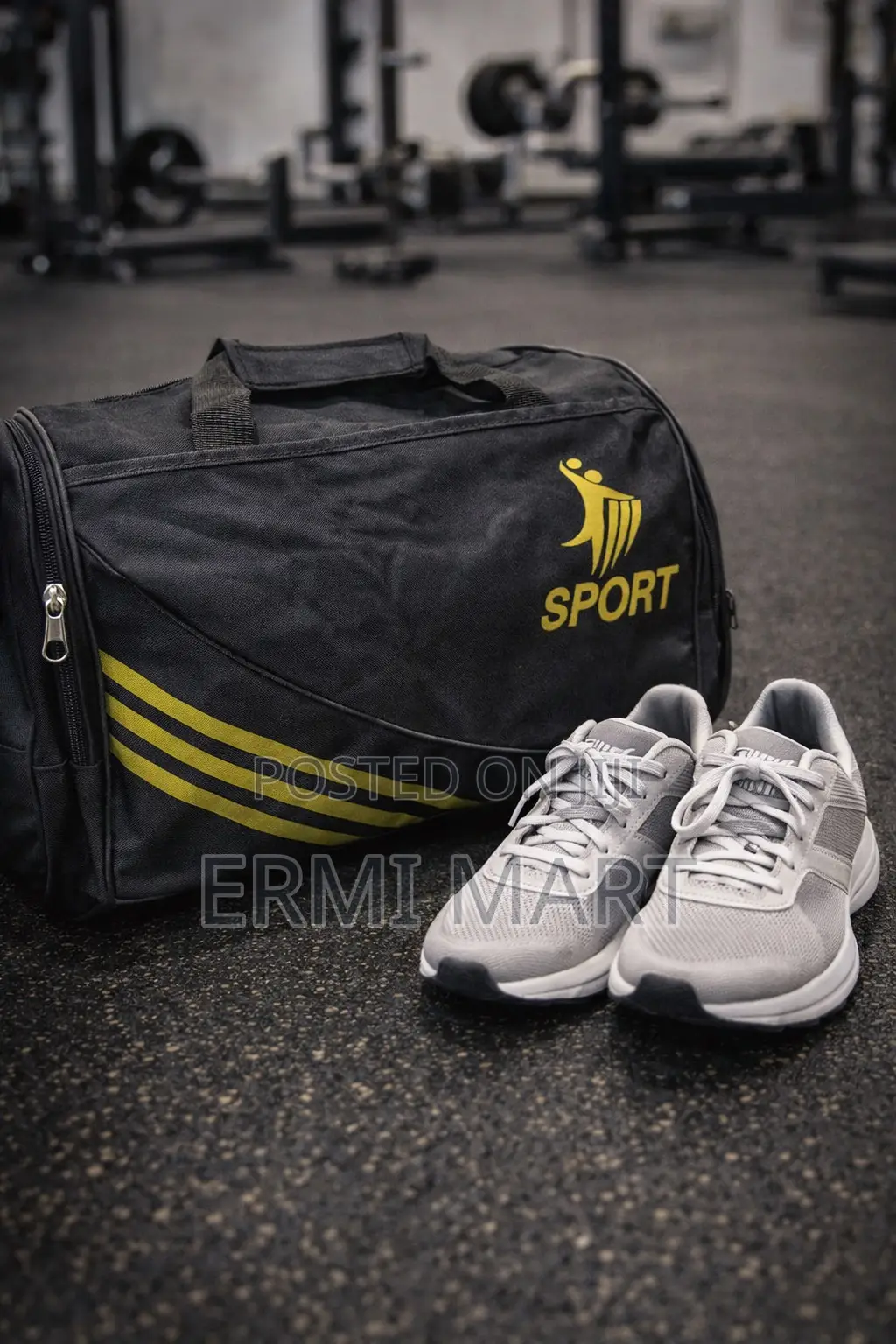 Black Gym Bag