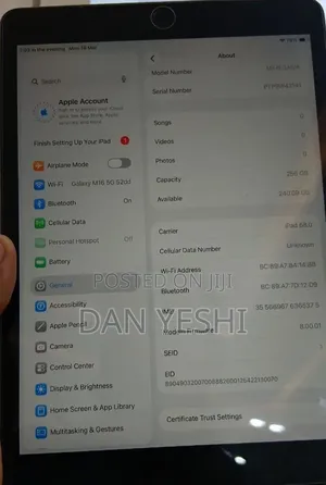 New Apple iPad Pro 256 GB