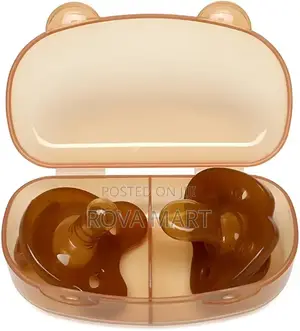 Baby Silicone Pacifier Set With Cute Storage Box