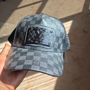 Leather Lv Baseball Cap
