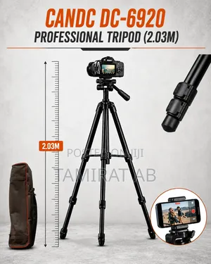 Candc Dc-6920 Professional Tripod (2.03m)