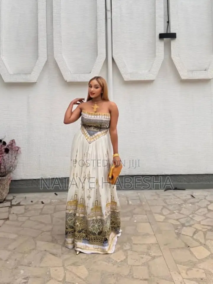 ሽፎን የሀገር ባህል ልብሶች Netela Gabi Kuta የሀበሻ ቀሚስ Habesha Kemis Chiffon