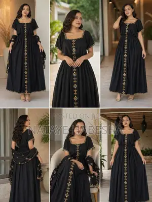 ሽፎን የሀገር ባህል ልብሶች Netela Gabi Kuta የሀበሻ ቀሚስ Habesha Kemis Chiffon