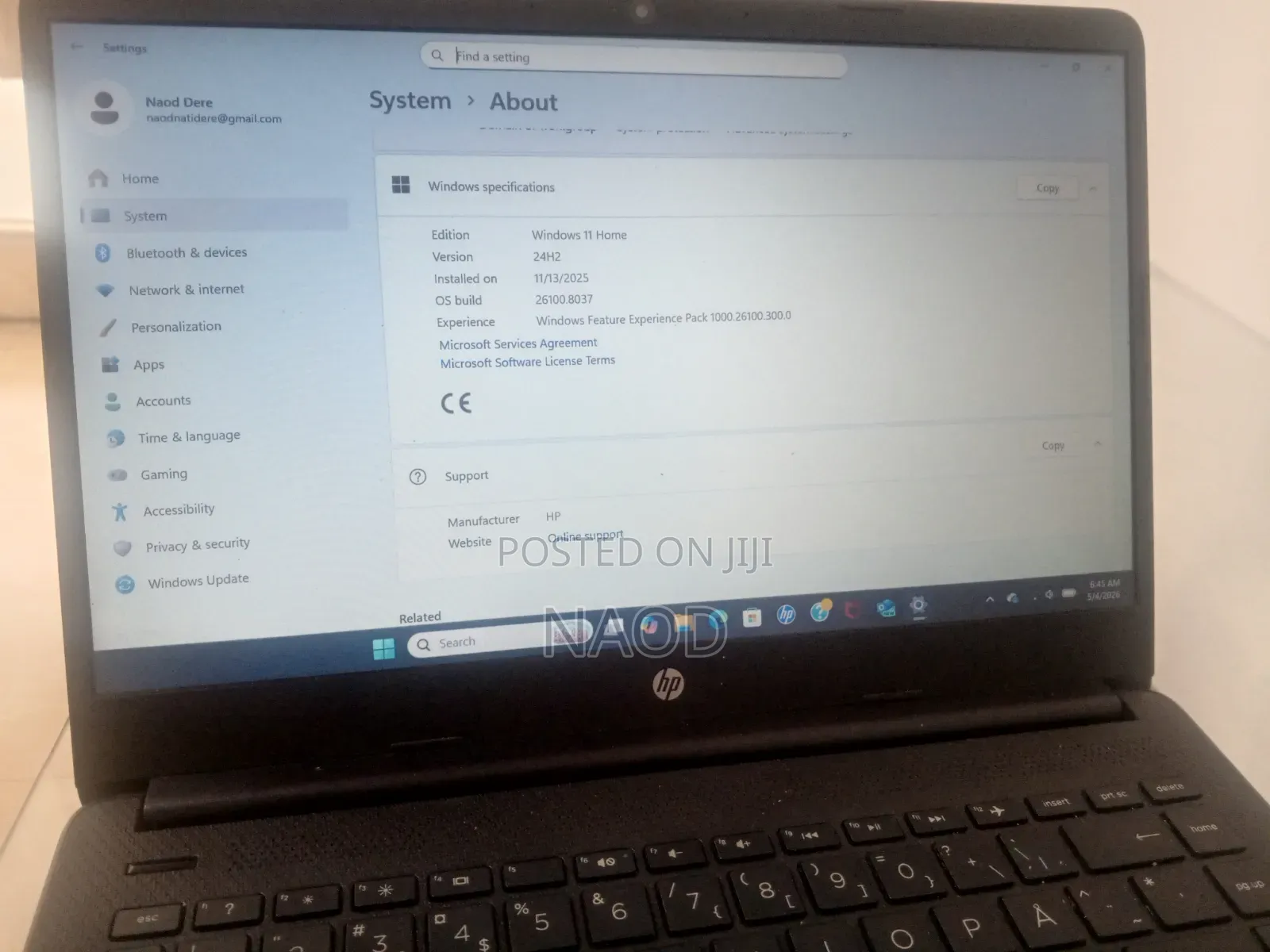 Laptop HP Stream Notebook 4GB Intel Celeron SSD 128GB