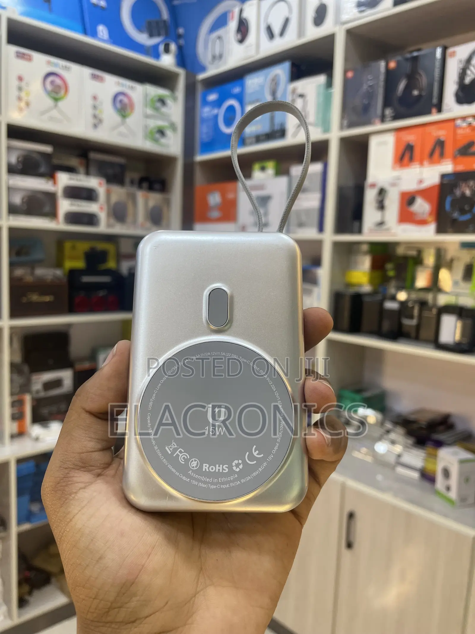 Wireless Ruggas 10,000 Mah Magnetic Fast Powerbank
