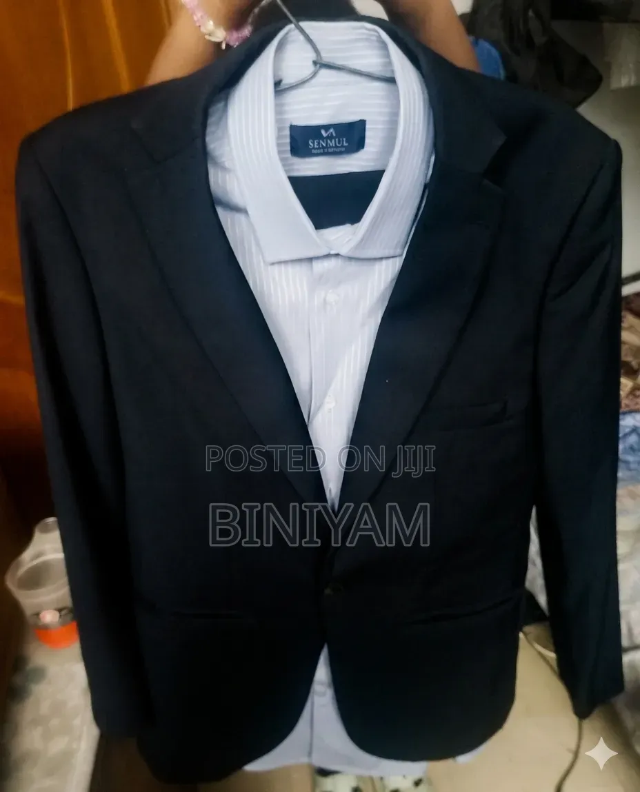 ሙሉ ሱፍ ( Mens Suit Black)