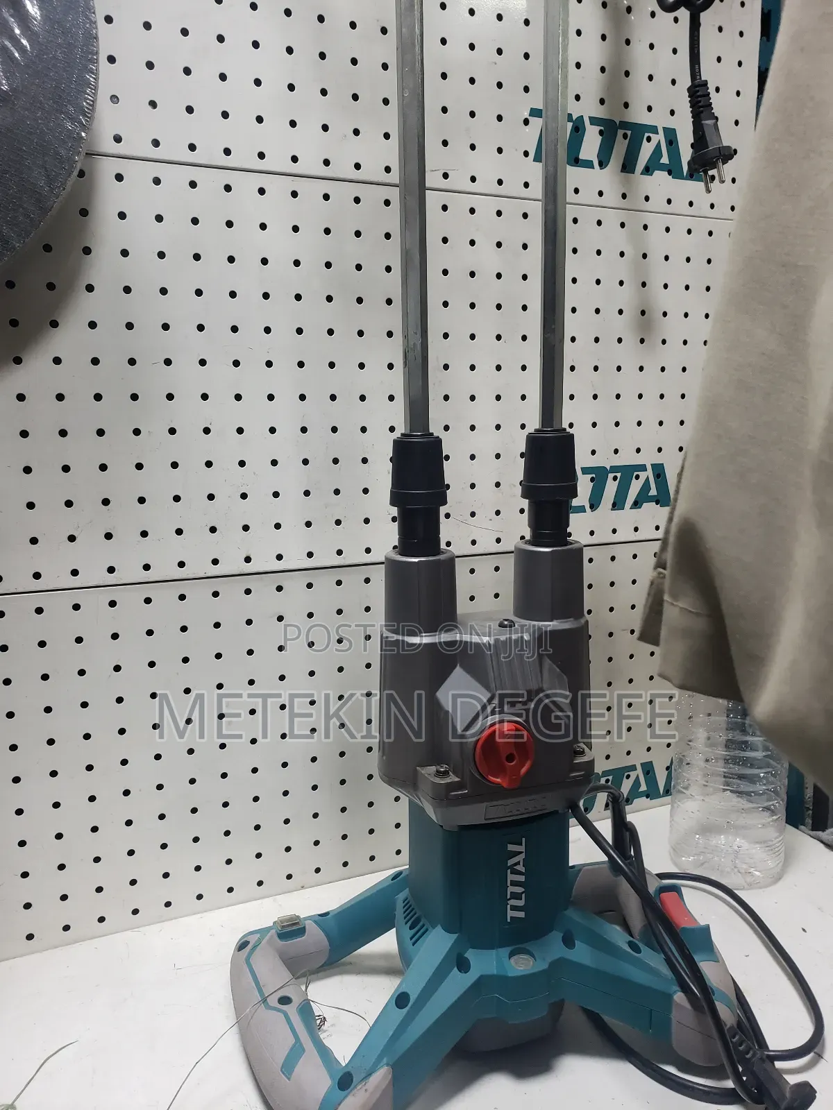 Total Tools Brand Industrial Electric Twin Paddle Mixer, Model