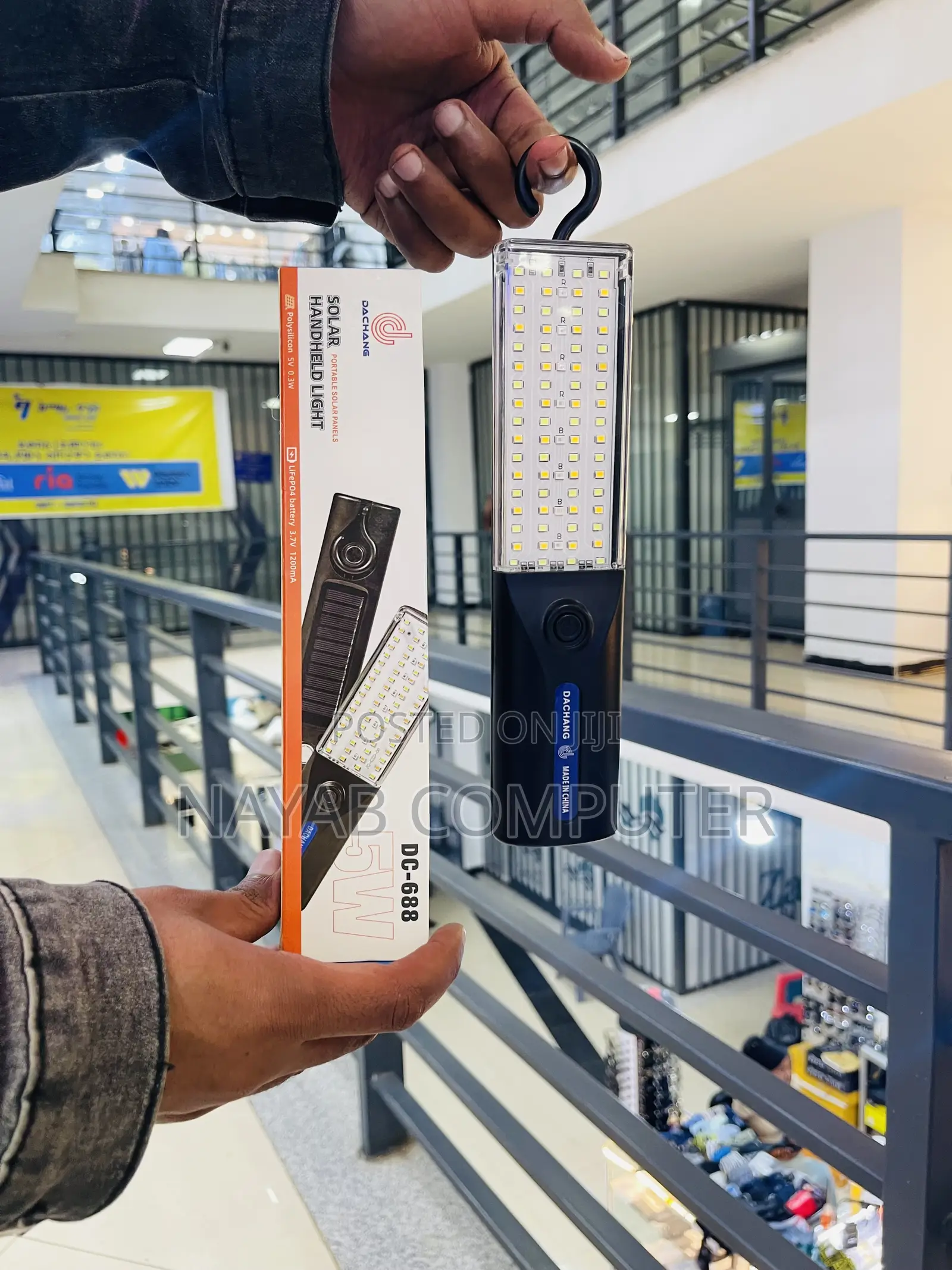 Solar Hand Held Light