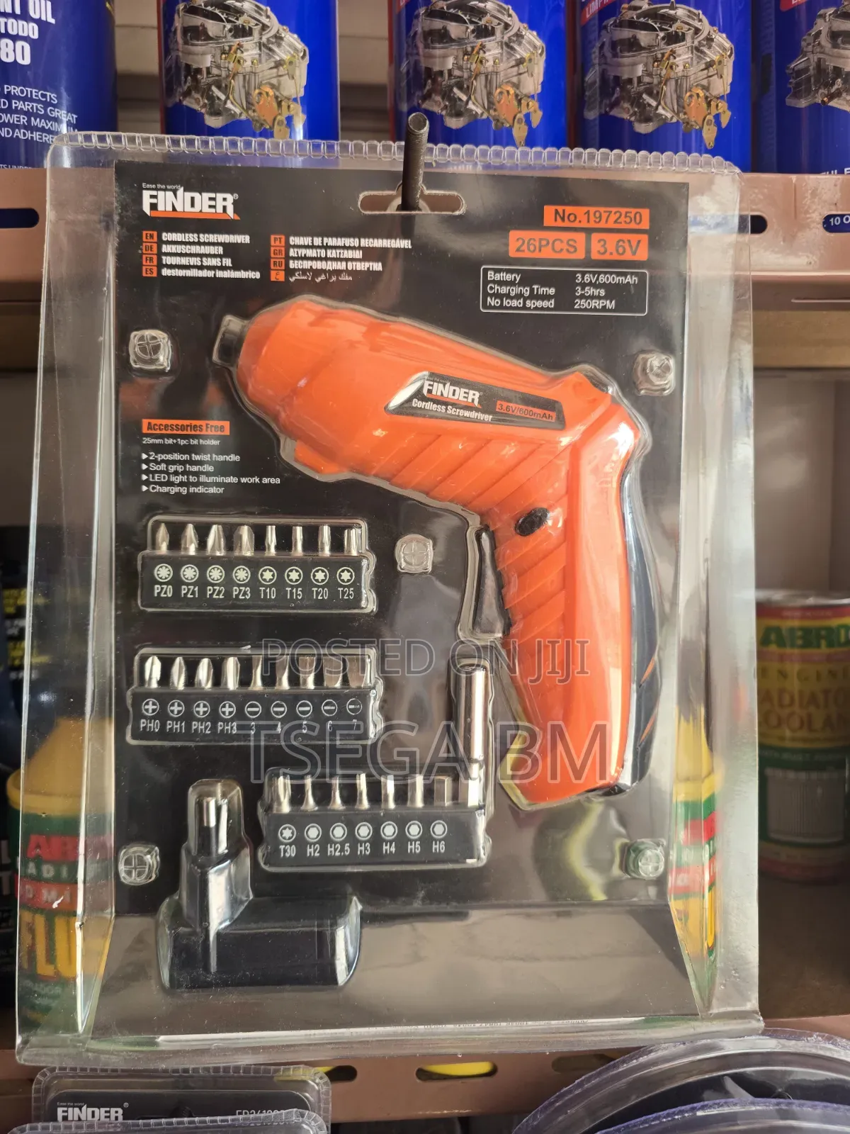 26pcs Cordless Screwdriver