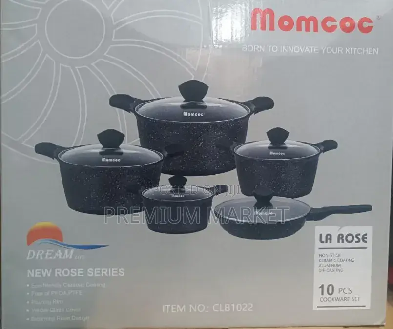 Momcoc Ceramic Pot ማምኮክ ድስት ባለ 5 ደረጃ