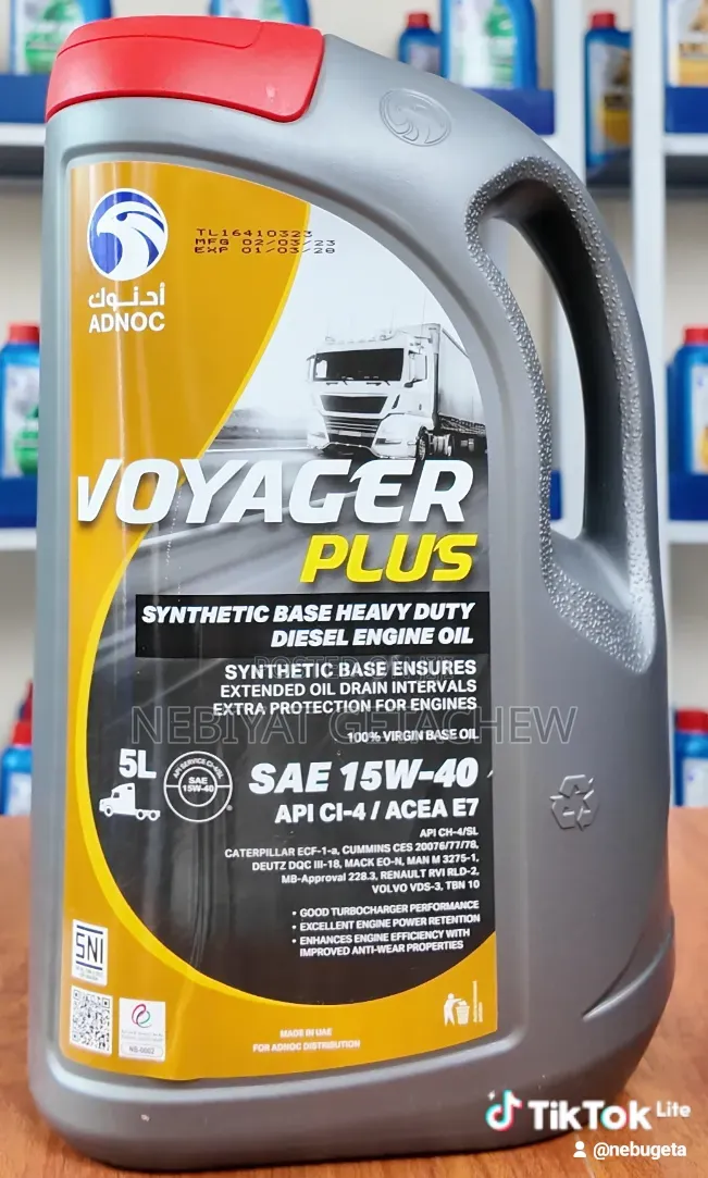 15w40 Adnoc Engine Oil for Diesel