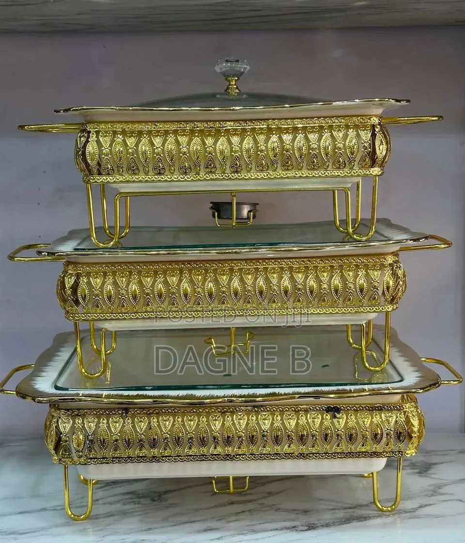 Cheafing Dish 3 Set ባለ 3 ሼፊንግ ዲሽ