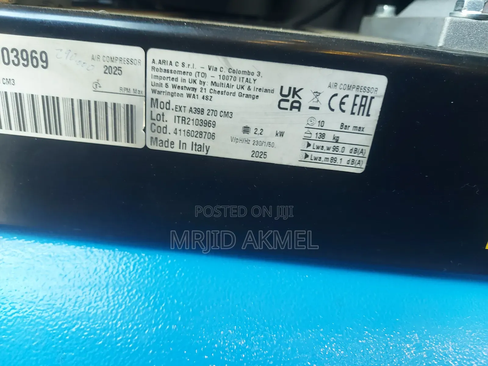 Abac Made in Italy 270l Air Compressors