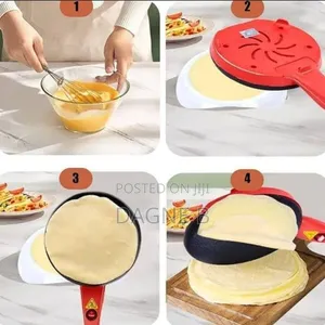 Electric Crepe Maker ሊጥ ዉስጥ የሚነከር የቂጣ መስሪያ