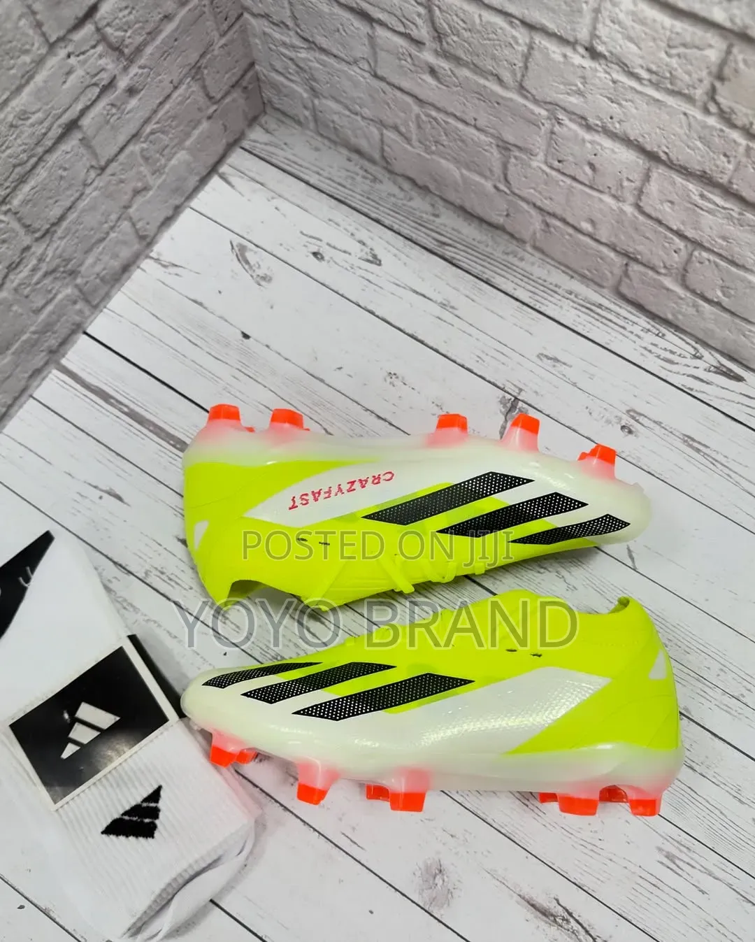 Adidas Xcrazyfast League Firm Ground Football Boots Yellow /Black