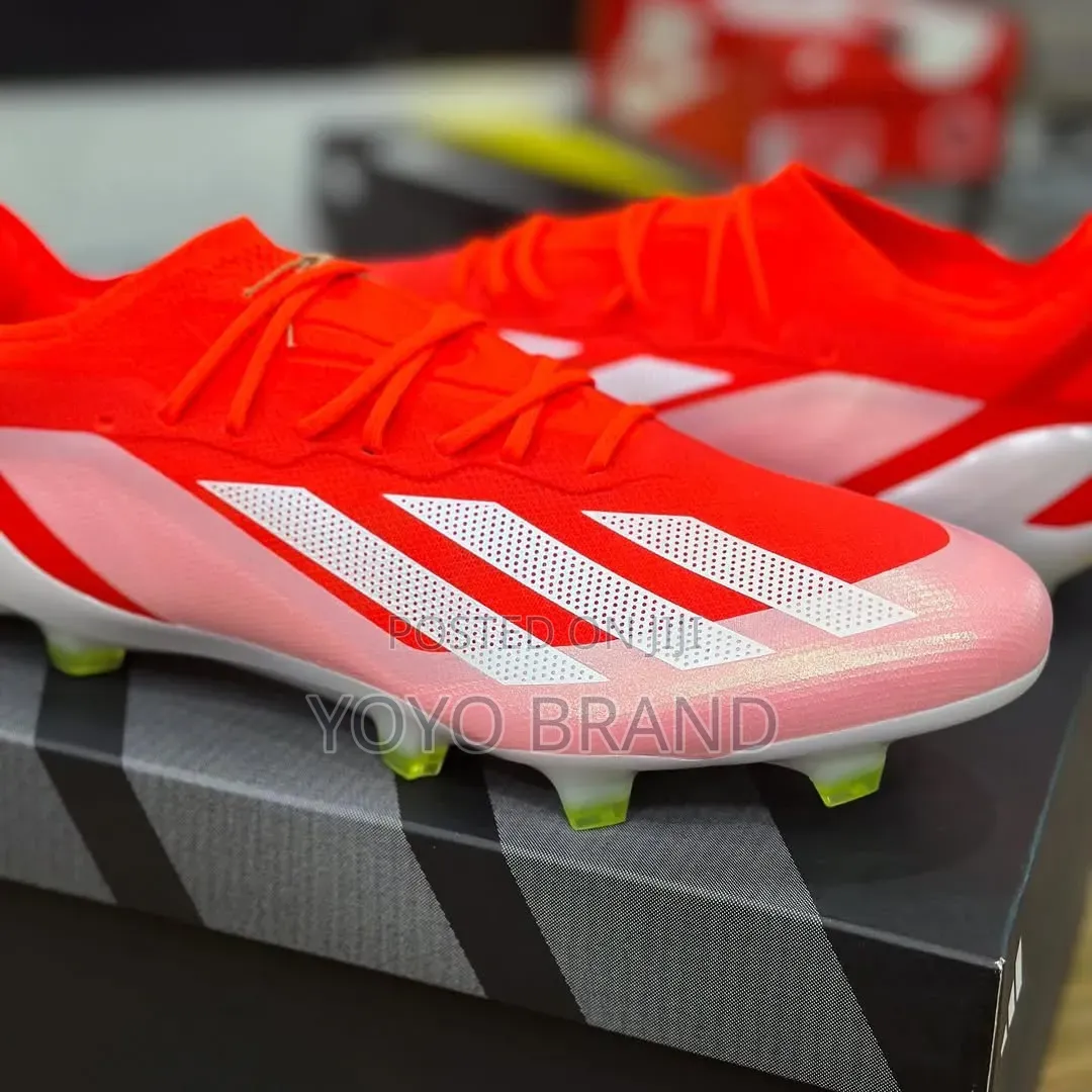 Adidas X Crazyfast Elite Soccer Cleats Red/White Unisex Football Shoes