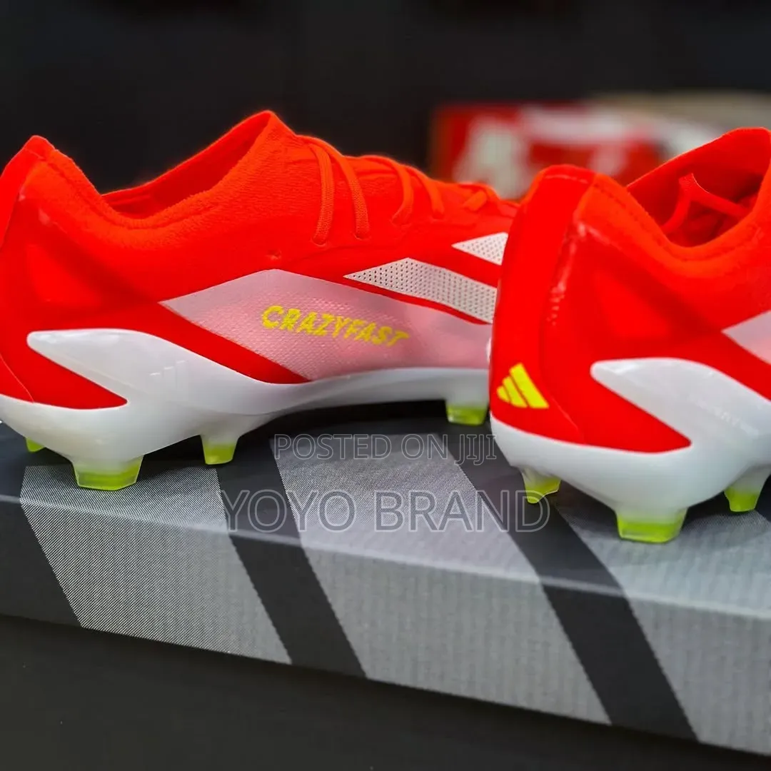 Adidas X Crazyfast Elite Soccer Cleats Red/White Unisex Football Shoes