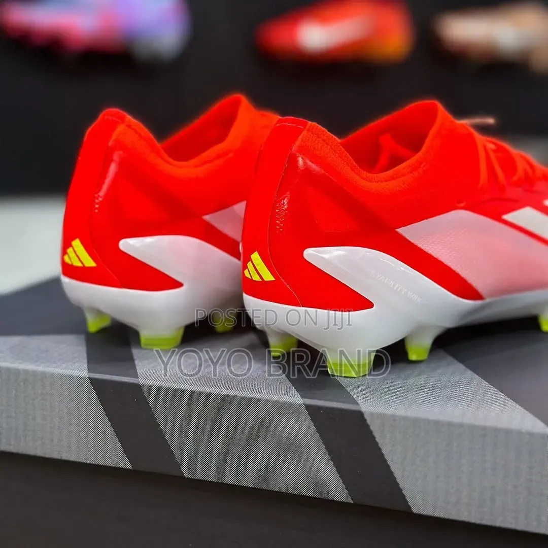 Adidas X Crazyfast Elite Soccer Cleats Red/White Unisex Football Shoes