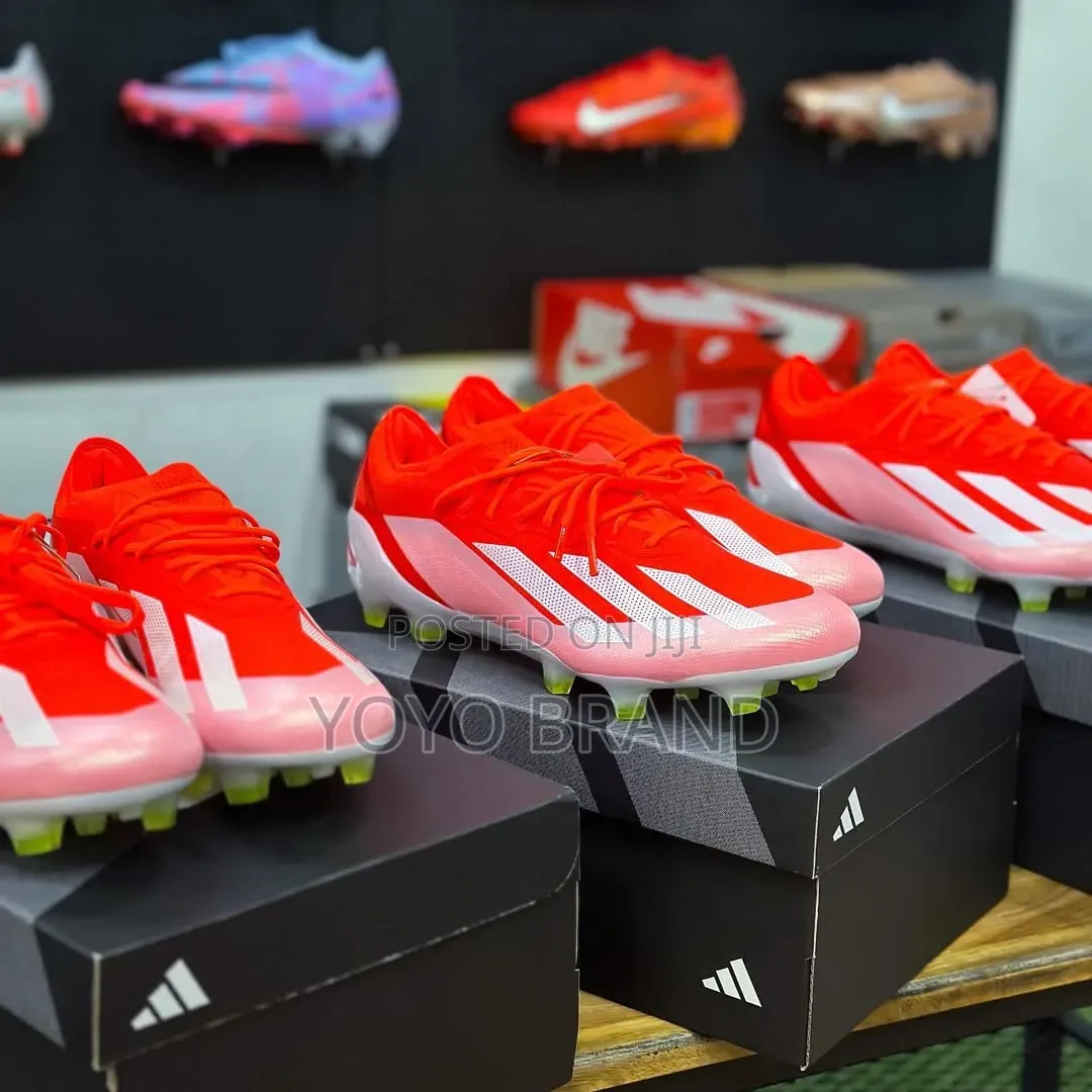 Adidas X Crazyfast Elite Soccer Cleats Red/White Unisex Football Shoes