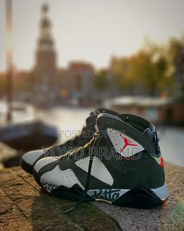 Nike Air Jordan 7 Retro X Patta Shimmer Unisex Fashion Boots