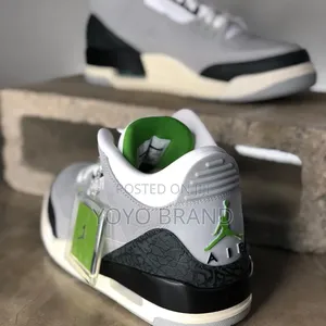 New Arrival Nike Air Jordan 3 Retro"Chlorophyll "Unisex Half Boots