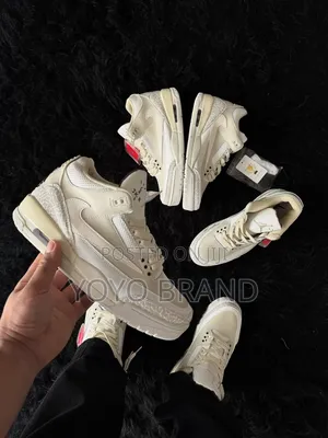 Nike Air Jordan 3 Retro Xtravis Scott "Sail X Reverse Mocha" Boots