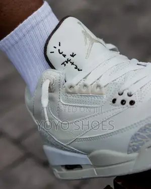 Nike Air Jordan 3 Retro Xtravis Scott "Sail X Reverse Mocha" Boots