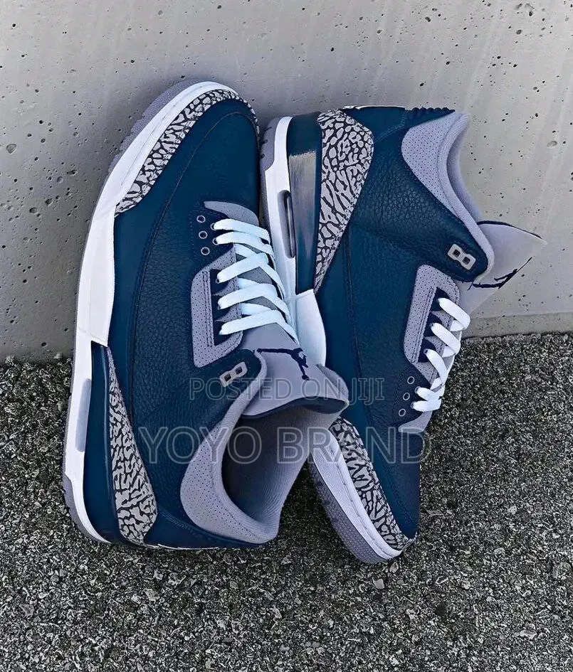 Nike Air Jordan 3 Retro "Mid Night Navy" George Town Unisex Shoes
