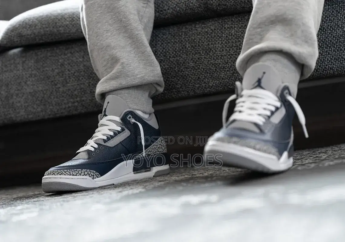 Nike Air Jordan 3 Retro "Mid Night Navy" George Town Unisex Shoes