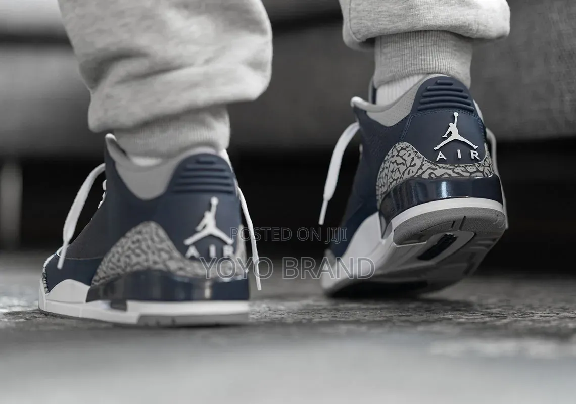 Nike Air Jordan 3 Retro "Mid Night Navy" George Town Unisex Shoes