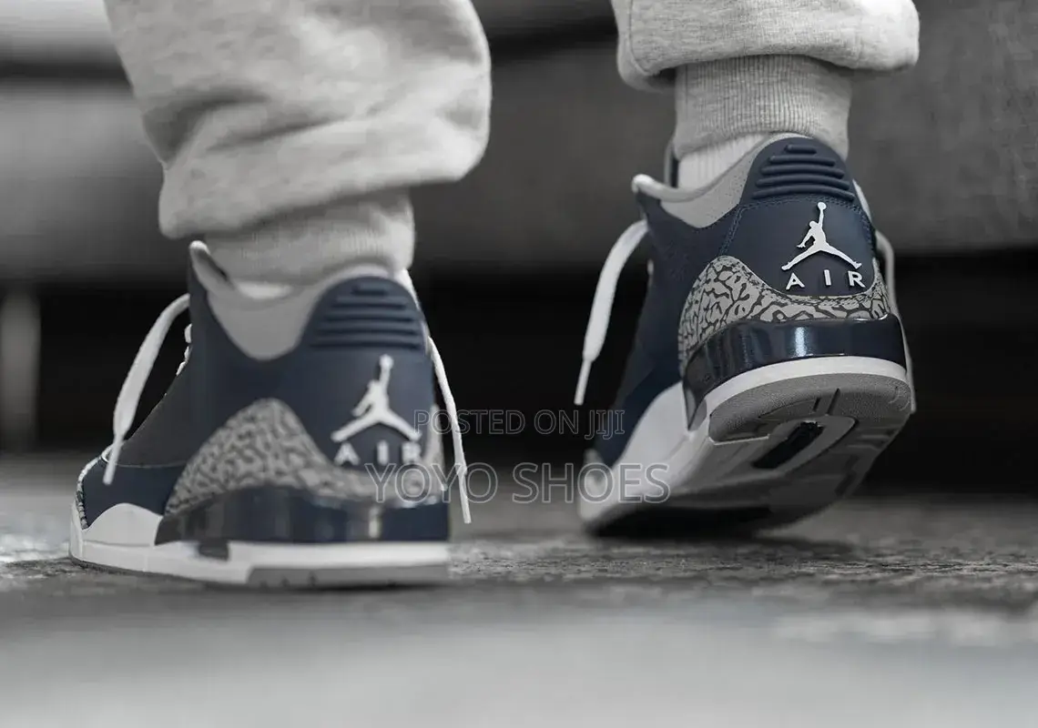 Nike Air Jordan 3 Retro "Mid Night Navy" George Town Unisex Shoes