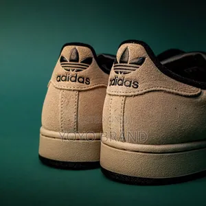 Adidas Super Star Ii Beige Suede Black/Stripes Unisex Fashion Shoes
