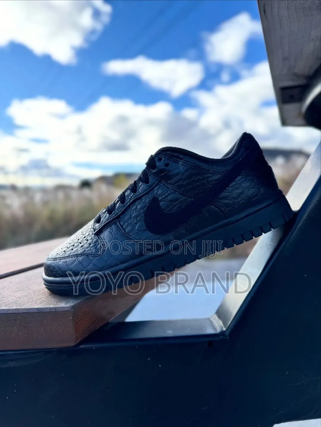 Nike Sb Dunk Low "Black Crocodile "Unisex Fashion Shoes