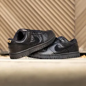 Nike Sb Dunk Low "Black Crocodile "Unisex Fashion Shoes