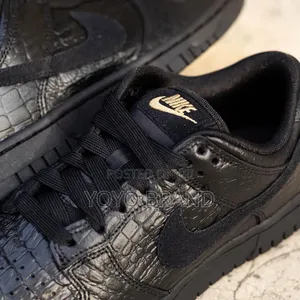 Nike Sb Dunk Low "Black Crocodile "Unisex Fashion Shoes