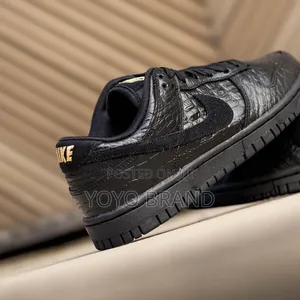 Nike Sb Dunk Low "Black Crocodile "Unisex Fashion Shoes
