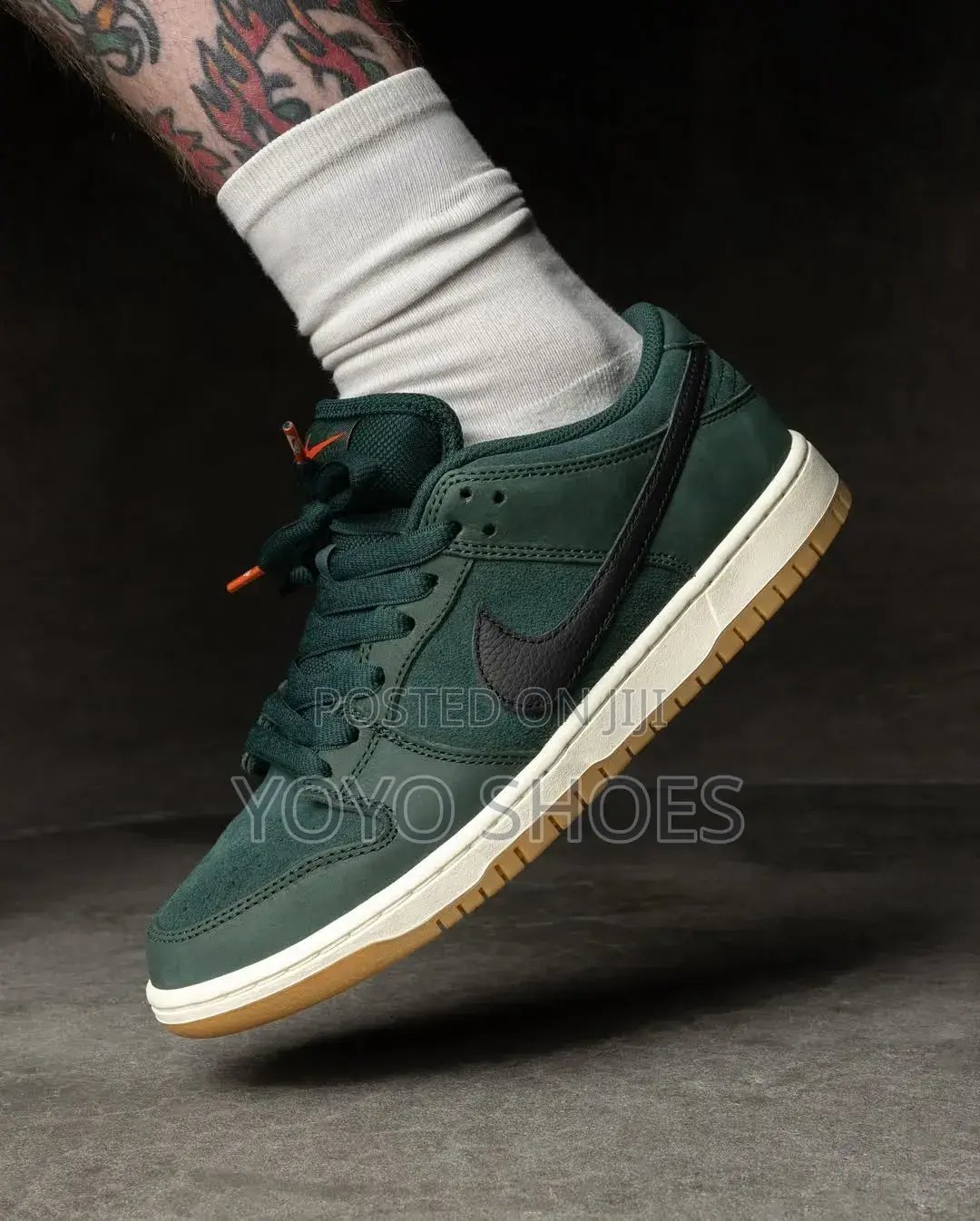 Nike Sb Dunk Low "Deep Fir"Dark Green Unisex Fashion Shoes