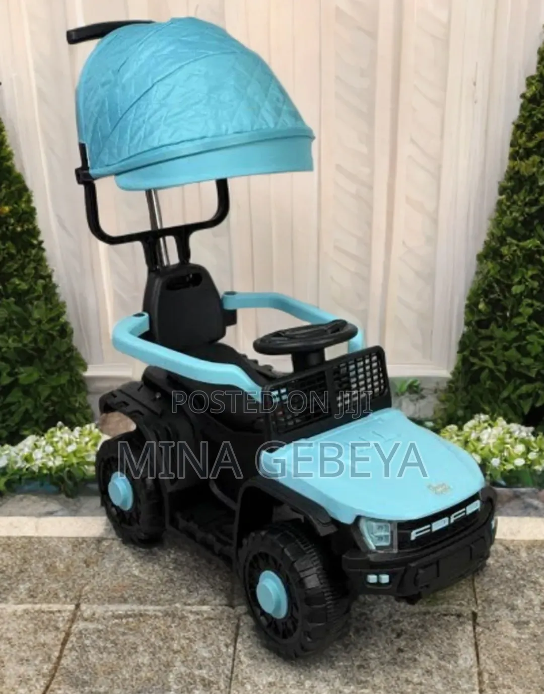 3-in-1 Ride-on Push Car Toy's