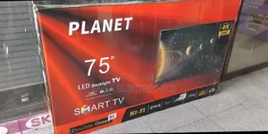 ➜Planet 75" New 2026 Smart Android Double Glass Tv ➭Free Delivery