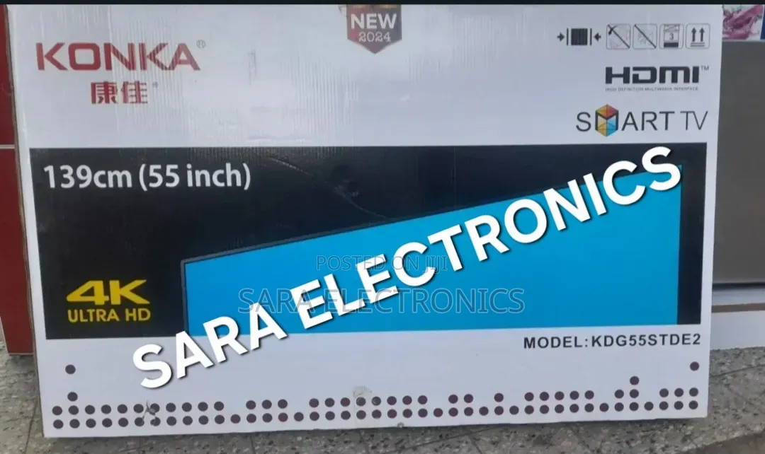 ➝Konka 55" Smart Tv ➝ Free Delivery ➝10_years Warranty