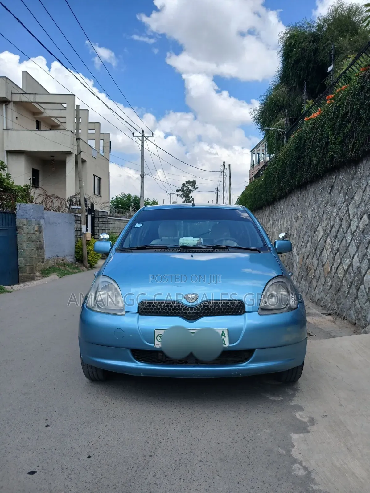Toyota Vitz 2002 Blue