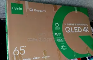 ➤Syinix 75" Qled Smart New 2026 ➤Free Delivery ➤10 Years Warranty