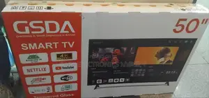 ➭Gsda 50" Double Glass Smart Android Tv New 2026 ➭Free Delivery