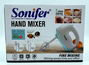 Sonifer Hand Mixer 100w 5-Speed Fine Mixing System