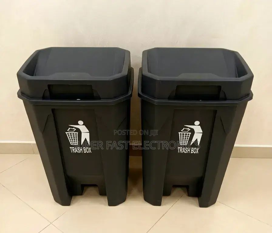 Garbage Trash Bin 50liter Outdoor Waste Management Setup